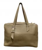 FIVEWOODSファイブウッズ）の古着「ラウンドジップトートバッグ」｜ブラウン