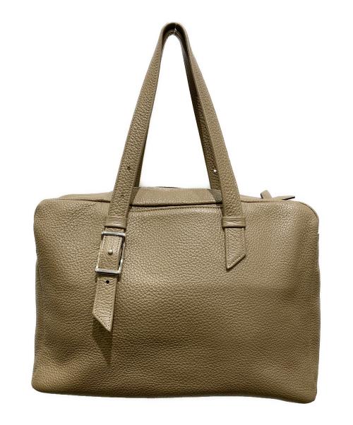 FIVEWOODS（ファイブウッズ）FIVEWOODS (ファイブウッズ) ラウンドジップトートバッグ ブラウンの古着・服飾アイテム