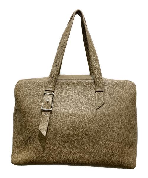 FIVEWOODS（ファイブウッズ）FIVEWOODS (ファイブウッズ) ラウンドジップトートバッグ ブラウンの古着・服飾アイテム