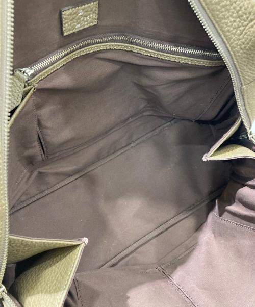 FIVEWOODS（ファイブウッズ）FIVEWOODS (ファイブウッズ) ラウンドジップトートバッグ ブラウンの古着・服飾アイテム