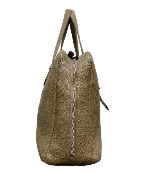 FIVEWOODS（ファイブウッズ）FIVEWOODS (ファイブウッズ) ラウンドジップトートバッグ ブラウンの古着・服飾アイテム