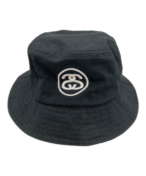 stussy（ステューシー）stussy (ステューシー) バケットハット ブラック サイズ:SMの古着・服飾アイテム