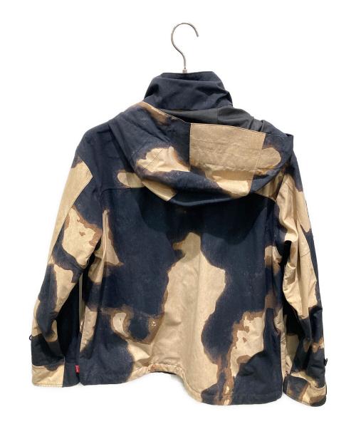 THE NORTH FACE（ザ ノース フェイス）THE NORTH FACE (ザ ノース フェイス) SUPREME (シュプリーム) Bleached Denim Print Mountain Jacket ブリーチドデニムプリントマウンテンジャケット ブラウン サイズ:Ｍの古着・服飾アイテム
