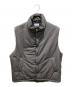 ATON（エイトン）の古着「NYLON TWILL PADDED VEST」｜グレー