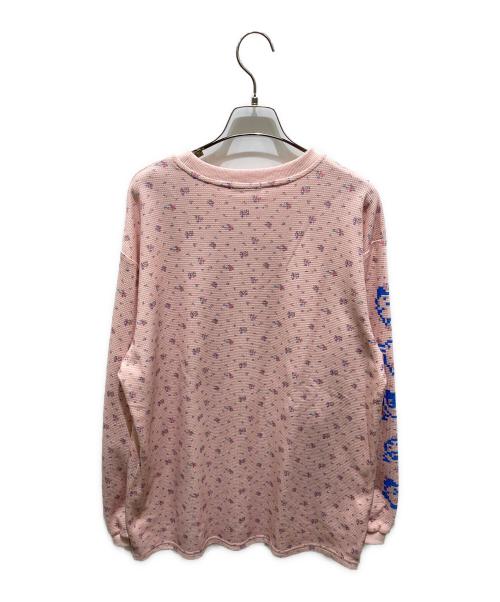 Candy Stripper（キャンディーストリッパー）Candy Stripper (キャンディーストリッパー) たまごっち (タマゴッチ) ふきげん WAFFLE L/S TEE ピンク サイズ:2の古着・服飾アイテム