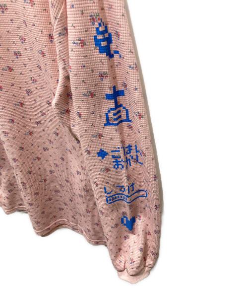 Candy Stripper（キャンディーストリッパー）Candy Stripper (キャンディーストリッパー) たまごっち (タマゴッチ) ふきげん WAFFLE L/S TEE ピンク サイズ:2の古着・服飾アイテム