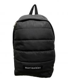 marimekko（マリメッコ）の古着「LOLLY(ローリー) キルティング リュック」｜ブラック