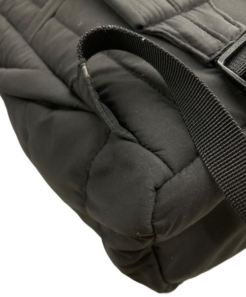 marimekko（マリメッコ）marimekko (マリメッコ) LOLLY(ローリー) キルティング リュック ブラックの古着・服飾アイテム