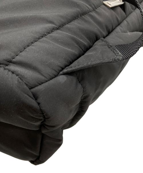 marimekko（マリメッコ）marimekko (マリメッコ) LOLLY(ローリー) キルティング リュック ブラックの古着・服飾アイテム