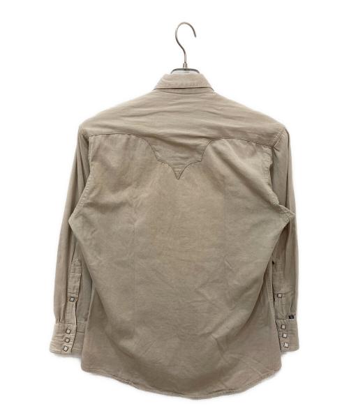 Wrangler（ラングラー）Wrangler (ラングラー) ウエスタンシャツ ベージュ サイズ:記載なしの為実寸参照の古着・服飾アイテム