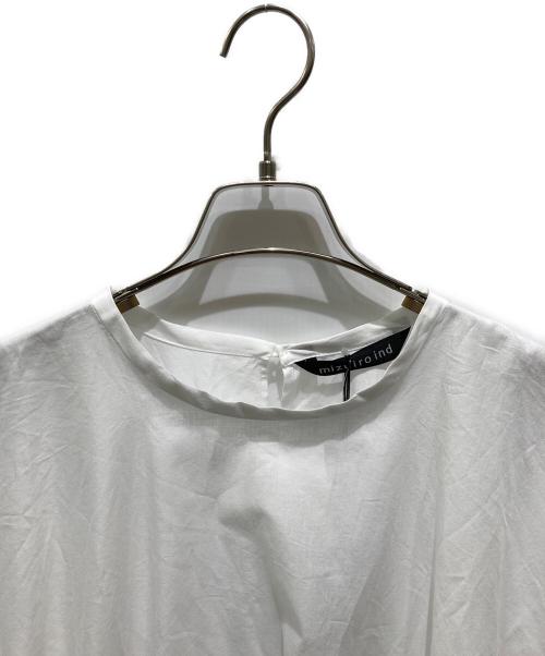 mizuiro-ind（ミズイロインド）mizuiro-ind (ミズイロインド) コットン ローン ドルマン ボリューム プルオーバー ホワイト サイズ:Fの古着・服飾アイテム