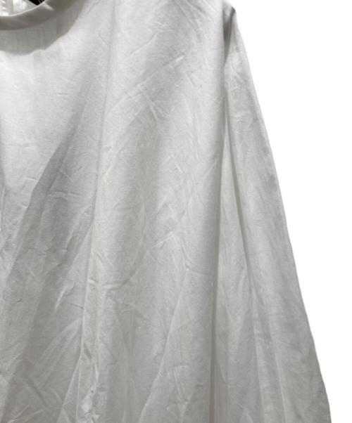 mizuiro-ind（ミズイロインド）mizuiro-ind (ミズイロインド) コットン ローン ドルマン ボリューム プルオーバー ホワイト サイズ:Fの古着・服飾アイテム