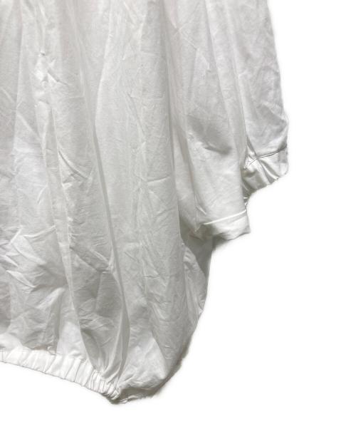 mizuiro-ind（ミズイロインド）mizuiro-ind (ミズイロインド) コットン ローン ドルマン ボリューム プルオーバー ホワイト サイズ:Fの古着・服飾アイテム