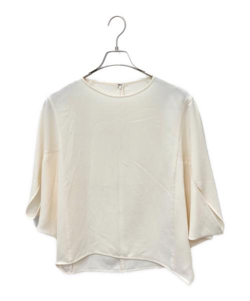 SOEJU（ソージュ）SOEJU (ソージュ) ライトクロスコクーンシルエットブラウス アイボリー サイズ:Mの古着・服飾アイテム