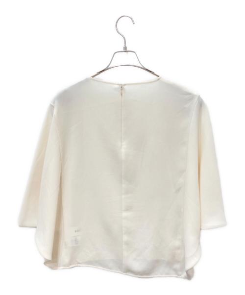 SOEJU（ソージュ）SOEJU (ソージュ) ライトクロスコクーンシルエットブラウス アイボリー サイズ:Mの古着・服飾アイテム