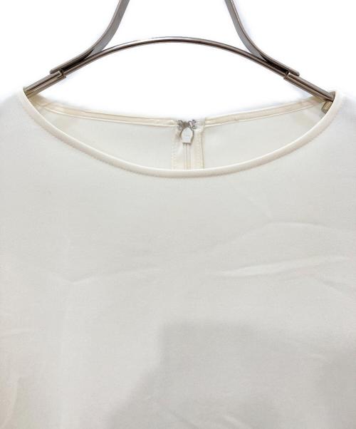 SOEJU（ソージュ）SOEJU (ソージュ) ライトクロスコクーンシルエットブラウス アイボリー サイズ:Mの古着・服飾アイテム