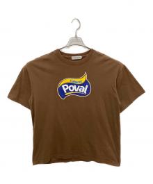 Cabaret Poval×BEAUTY&YOUTH（キャバレーポバール×ビューティーアンドユース）の古着「SNACKER TEE」｜ブラウン