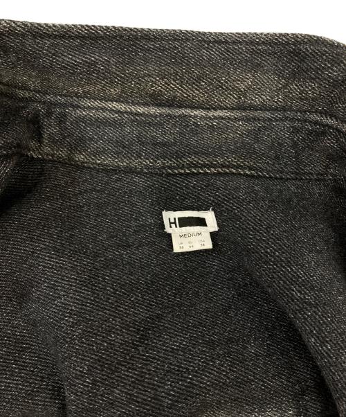 H BEAUTY&YOUTH（エイチ ビューティー&ユース）H BEAUTY&YOUTH (エイチ ビューティー&ユース) BLACK DENIM SHIRT ブラック サイズ:Ｍの古着・服飾アイテム
