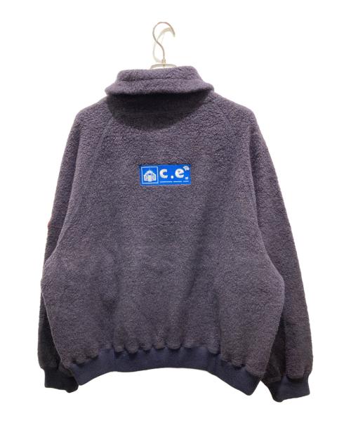 C.E（シーイー）C.E (シーイー) WOOL/POLY FLEECE PULLOVER　ウールポリフリースプルオーバー ネイビー サイズ:Lの古着・服飾アイテム