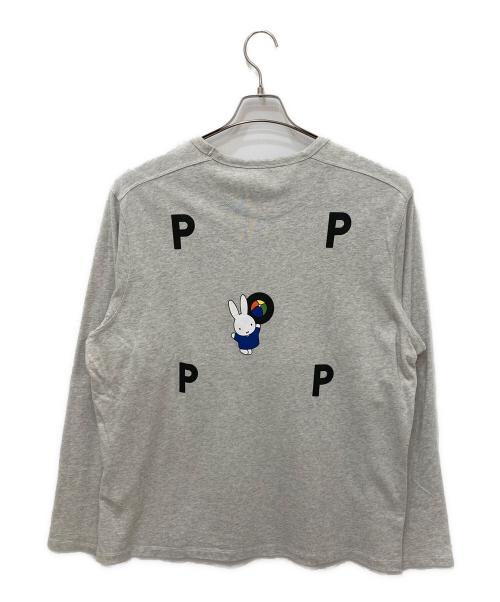 POP TRADING COMPANY（ポップトレーディングカンパニー）POP TRADING COMPANY (ポップトレーディングカンパニー) ミッフィーロングスリーブカットソー グレー サイズ:XLの古着・服飾アイテム