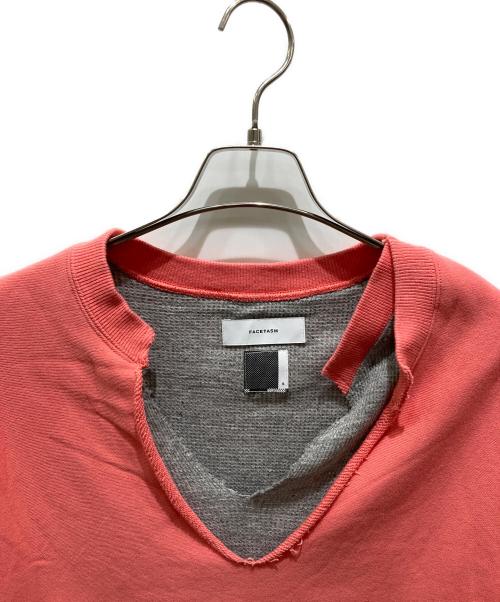 FACETASM（ファセッタズム）FACETASM (ファセッタズム) レイヤードスウェット ピンク サイズ:5の古着・服飾アイテム