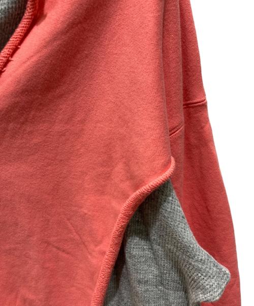 FACETASM（ファセッタズム）FACETASM (ファセッタズム) レイヤードスウェット ピンク サイズ:5の古着・服飾アイテム