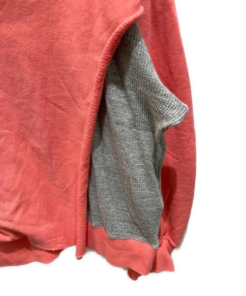 FACETASM（ファセッタズム）FACETASM (ファセッタズム) レイヤードスウェット ピンク サイズ:5の古着・服飾アイテム