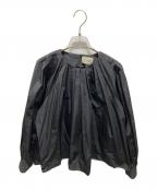 UNITED ARROWSユナイテッドアローズ）の古着「ギャザーブラウス」｜ブラック
