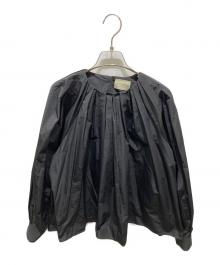 UNITED ARROWS（ユナイテッドアローズ）の古着「ギャザーブラウス」｜ブラック