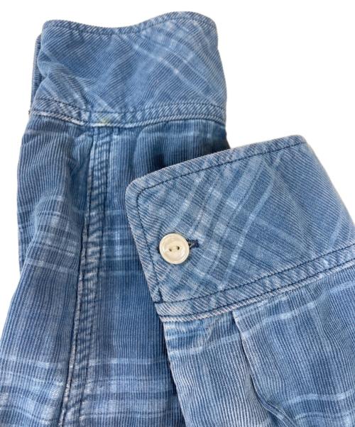 Ron Herman（ロンハーマン）Ron Herman (ロンハーマン) コーデュロイシャツ ブルー サイズ:Ｍの古着・服飾アイテム