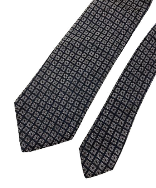 BRIONI（ブリオーニ）BRIONI (ブリオーニ) ネクタイ ブラック サイズ:記載なしの為実寸参照の古着・服飾アイテム