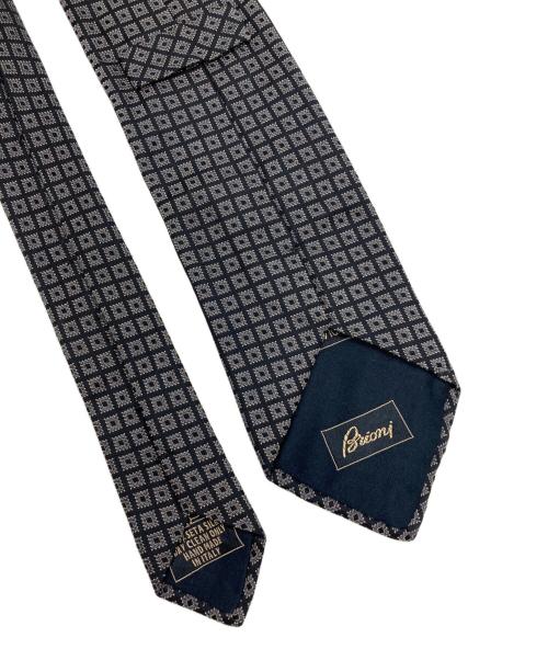 BRIONI（ブリオーニ）BRIONI (ブリオーニ) ネクタイ ブラック サイズ:記載なしの為実寸参照の古着・服飾アイテム