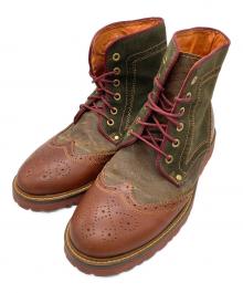 Danner（ダナー）の古着「ウイングチップ ワークブーツ」｜ブラウン