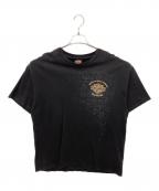 HARLEY-DAVIDSONハーレーダビッドソン）の古着「プリントTシャツ」｜ブラック
