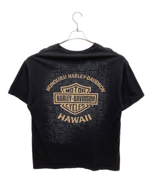 HARLEY-DAVIDSON（ハーレーダビッドソン）HARLEY-DAVIDSON (ハーレーダビッドソン) プリントTシャツ ブラック サイズ:XLの古着・服飾アイテム