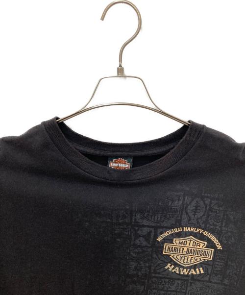 HARLEY-DAVIDSON（ハーレーダビッドソン）HARLEY-DAVIDSON (ハーレーダビッドソン) プリントTシャツ ブラック サイズ:XLの古着・服飾アイテム