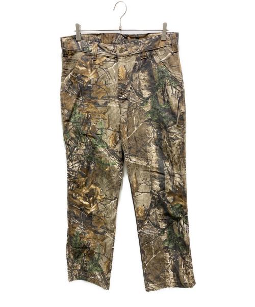CarHartt（カーハート）CarHartt (カーハート) リアルツリーカモフラストレートパンツ ブラウン サイズ:W33の古着・服飾アイテム