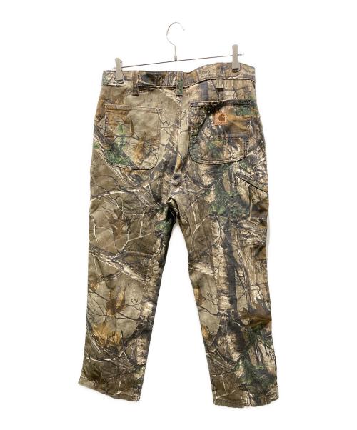 CarHartt（カーハート）CarHartt (カーハート) リアルツリーカモフラストレートパンツ ブラウン サイズ:W33の古着・服飾アイテム