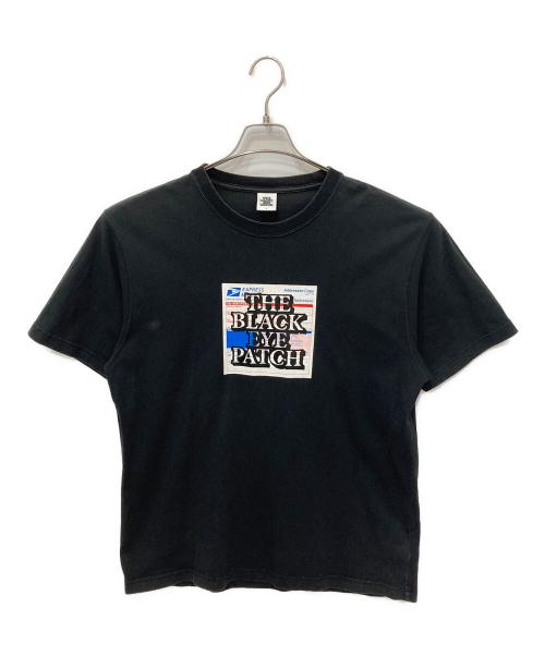 BlackEyePatch（ブラックアイパッチ）BlackEyePatch (ブラックアイパッチ) ロゴプリントTシャツ ブラック サイズ:Lの古着・服飾アイテム