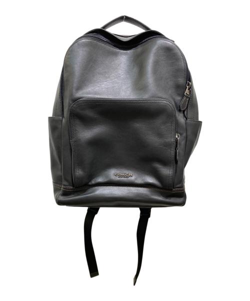 COACH（コーチ）COACH (コーチ) グラハムレザーリュック ブラックの古着・服飾アイテム