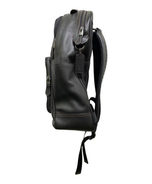 COACH（コーチ）COACH (コーチ) グラハムレザーリュック ブラックの古着・服飾アイテム