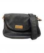 Marc by Marc Jacobsマークバイマークジェイコブス）の古着「レザーショルダーバッグ」｜ブラック