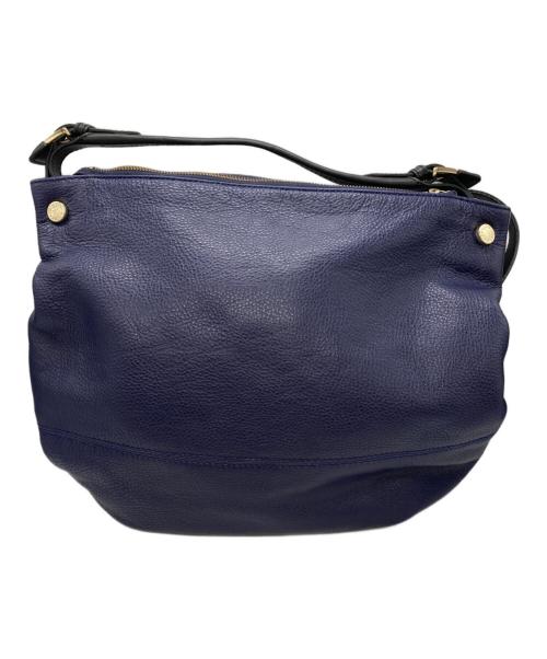 FURLA（フルラ）FURLA (フルラ) 2WAYレザーショルダーバッグ ネイビーの古着・服飾アイテム