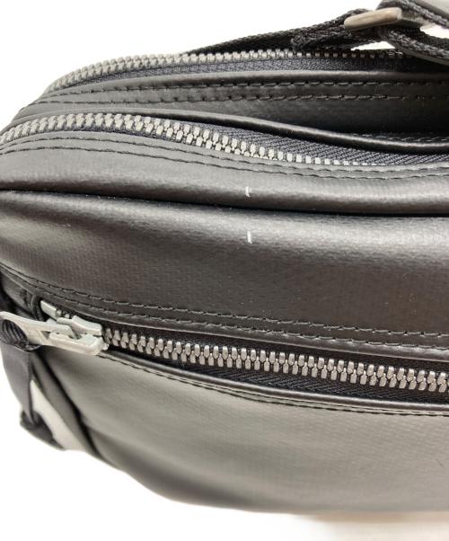 LUGGAGE LABEL（ラゲッジ レーベル）LUGGAGE LABEL (ラゲッジ レーベル) ロゴワッペンショルダーバッグ ブラックの古着・服飾アイテム