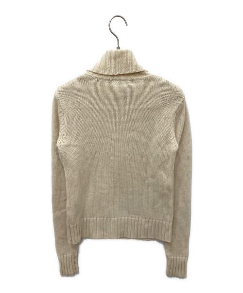 RALPH LAUREN（ラルフローレン）RALPH LAUREN (ラルフローレン) カシミヤ混ハイネックニット ベージュ サイズ:Mの古着・服飾アイテム