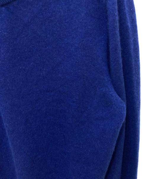 Agnona（アニオナ）Agnona (アニオナ) Vネックカシミヤニット ネイビー サイズ:Sの古着・服飾アイテム