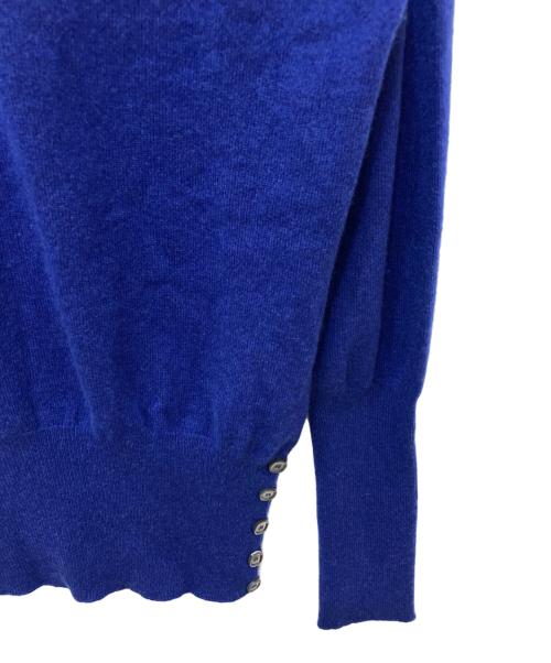 Agnona（アニオナ）Agnona (アニオナ) Vネックカシミヤニット ネイビー サイズ:Sの古着・服飾アイテム