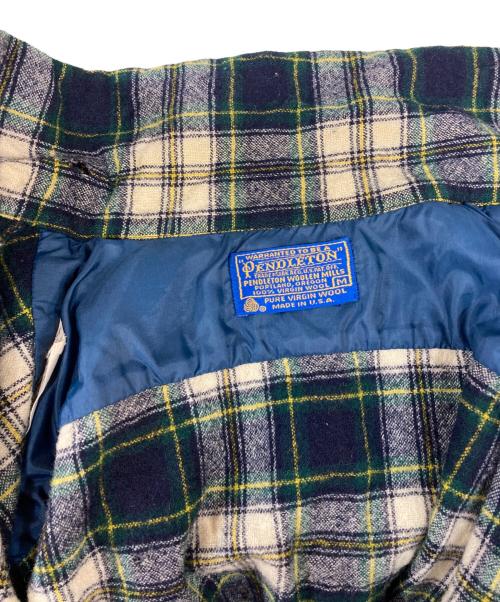 PENDLETON（ペンドルトン）PENDLETON (ペンドルトン) オープンカラーウールシャツ グリーン サイズ:Ｍの古着・服飾アイテム