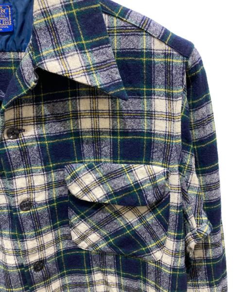 PENDLETON（ペンドルトン）PENDLETON (ペンドルトン) オープンカラーウールシャツ グリーン サイズ:Ｍの古着・服飾アイテム