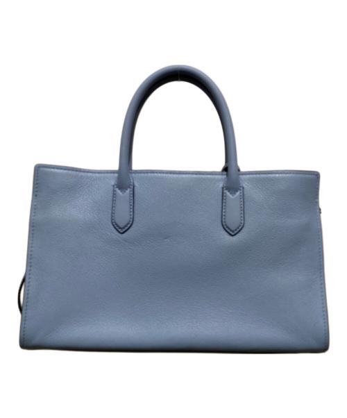 MICHAEL KORS（マイケル・コース）MICHAEL KORS (マイケル・コース) SCARLETT レザー サッチェル ミディアム ブルーの古着・服飾アイテム